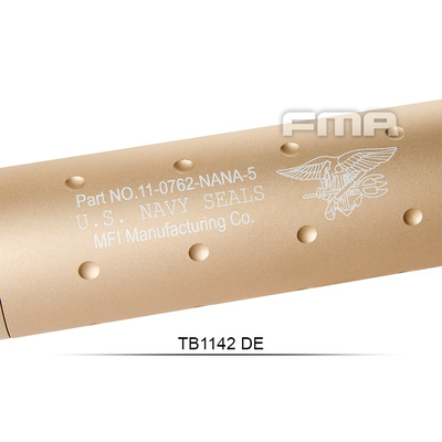 FMA tlumič U.S. Navy Seals Type 35x107 mm - Písková