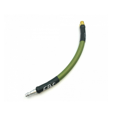 EPeS IGL HPA hadice S a F s opletem, 20 cm, QD Foster  plus  1/8 NPT - Zelená (Olive Drab)