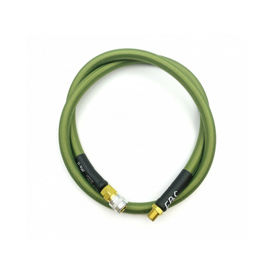 EPeS HPA hadice S a F s opletem, 100 cm, QD Foster  plus  1/8 NPT - Zelená (Olive Drab)