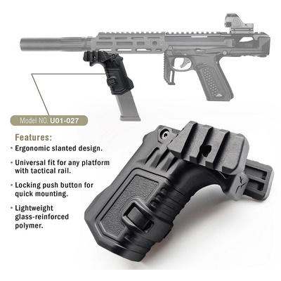 Taktická rukojeť s RIS pro náhradní zásobník AAP01 a G-model 17/18/19 - černá