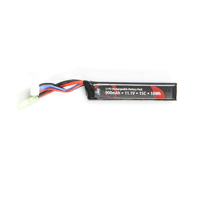 Li-Pol baterie ASG 11,1V 900mAh, 15C - Mini stick (jednodílná, krátká)