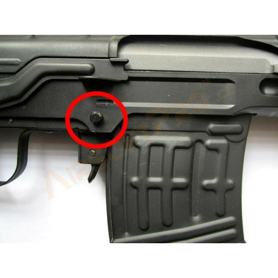 Pojistný čep spoušťového mechanismu SVD