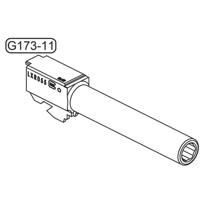 Vnější hlaveň ocelová pro GHK Glock 17 ( G173-11 )