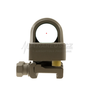 AIM-O Kolimátor 1x24 Reflex Sight, červený bod, pískový