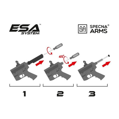 SA M4 PDW Carbine Keymod (RRA SA-E12 EDGE(TM)) - Chaos Grey