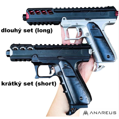 CNC Horní set těla pro AAP01 CTM FUKU-2 (dlouhý) - Zelená/stříbrná