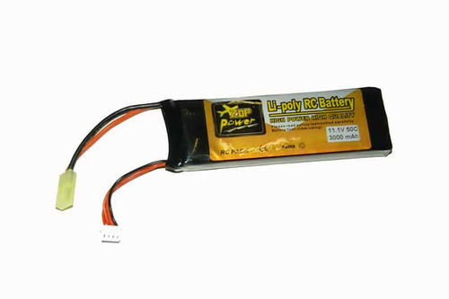 DynamicsHPA - Airsoftový krám, Airsoft zbraně, střelivo, vybavení - Li-Pol baterie X-Cell 11,1V 3000mAh, 25C - Monoblok