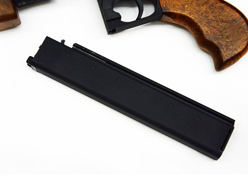DynamicsHPA - Airsoftový krám, Airsoft zbraně, střelivo, vybavení - WE dlouhý plynový zásobník pro WE Thompson M1A1 GBBR, 50 BBs - Černá