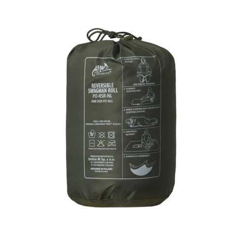 DynamicsHPA - Airsoftový krám, Airsoft zbraně, střelivo, vybavení - HELIKON oboustranné pončo SWAGMAN ROLL(R) - Pencott Wildwood / Pencott Snowdrift