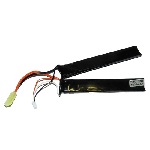 DynamicsHPA - Airsoftový krám, Airsoft zbraně, střelivo, vybavení - Li-Pol baterie X-Cell 7,4V 1200mAh, 25C - Nunchuk (dvojdílná)