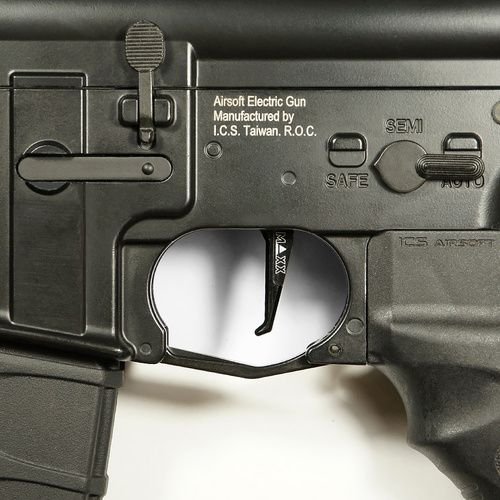 DynamicsHPA - Airsoftový krám, Airsoft zbraně, střelivo, vybavení - Hliníková CNC ADVANCED spoušť pro M4/M16 - TYPE E, černá