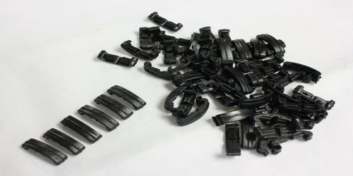 DynamicsHPA - Airsoftový krám, Airsoft zbraně, střelivo, vybavení - FMA segmentové RIS krytky IndexClips, 60ks - Černá