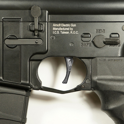DynamicsHPA - Airsoftový krám, Airsoft zbraně, střelivo, vybavení - Hliníková CNC ADVANCED spoušť pro M4/M16 - TYPE D, titanová
