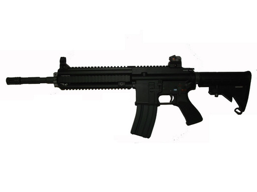 DynamicsHPA - Airsoftový krám, Airsoft zbraně, střelivo, vybavení - WE GBBR plynová puška 416 V3 - Černá