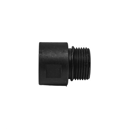 DynamicsHPA - Airsoftový krám, Airsoft zbraně, střelivo, vybavení - CTM redukce závitu tlumiče z 16 plus mm na 14-mm - Černá