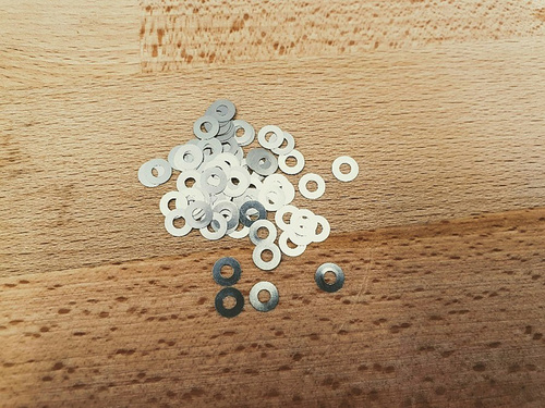 DynamicsHPA - Airsoftový krám, Airsoft zbraně, střelivo, vybavení - Vymezovací podložky 0,1mm - 20ks