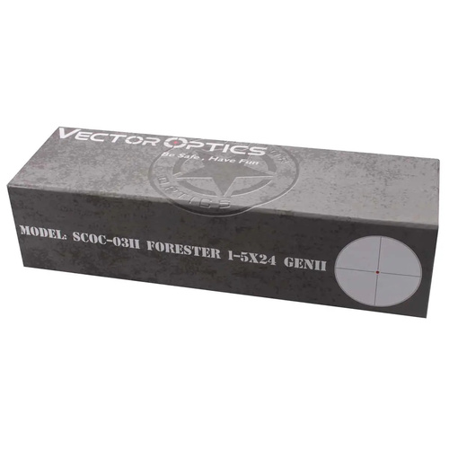 DynamicsHPA - Airsoftový krám, Airsoft zbraně, střelivo, vybavení - LPVO puškohled FORESTER 1-5x24 SFP Gen2 - Černá