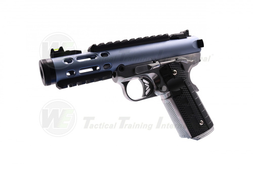 DynamicsHPA - Airsoftový krám, Airsoft zbraně, střelivo, vybavení - WE Galaxy 1911, blowback, celokov, stříbrno-modrá
