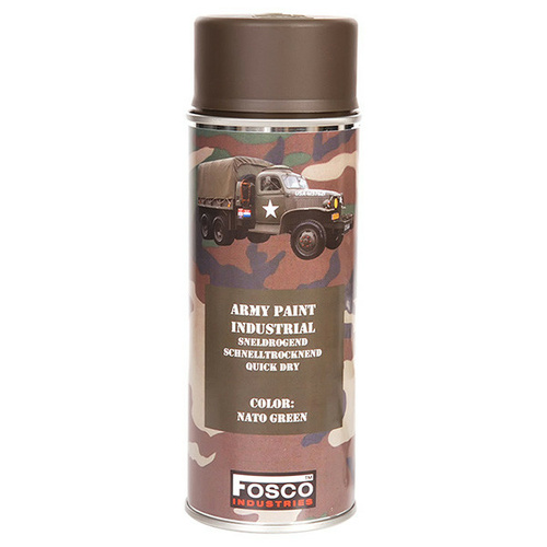 DynamicsHPA - Airsoftový krám, Airsoft zbraně, střelivo, vybavení - Barva ARMY ve spreji 400ml ZELENÁ NATO