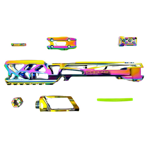 DynamicsHPA - Airsoftový krám, Airsoft zbraně, střelivo, vybavení - CNC Horní set těla pro AAP01 CTM FUKU-2 Skeleton - Chameleon (electroplated)