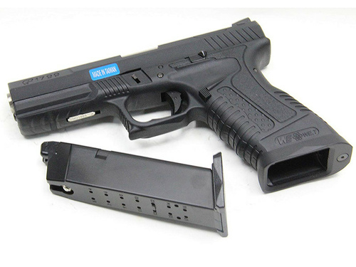DynamicsHPA - Airsoftový krám, Airsoft zbraně, střelivo, vybavení - WE GBB plynová pistole GP1799 T5 Custom - Černá