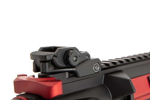 DynamicsHPA - Airsoftový krám, Airsoft zbraně, střelivo, vybavení - SA M4 PDW Carbine M-LOK (RRA SA-E39 EDGE(TM)) - Černá/červená