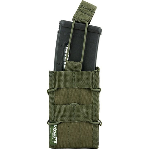 DynamicsHPA - Airsoftový krám, Airsoft zbraně, střelivo, vybavení - Sumka ELITE na zásobníky MOLLE otevřená - zelená