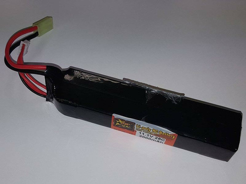 DynamicsHPA - Airsoftový krám, Airsoft zbraně, střelivo, vybavení - Li-Pol baterie X-Cell 11,1V 2000mAh, 25C - Monoblok