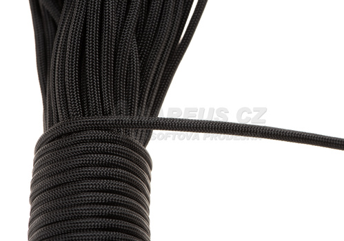 DynamicsHPA - Airsoftový krám, Airsoft zbraně, střelivo, vybavení - Parašňůra - paracord 20m Typ III 550, černá