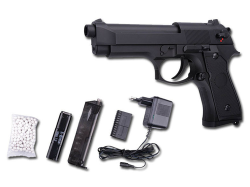 DynamicsHPA - Airsoftový krám, Airsoft zbraně, střelivo, vybavení - M9 AEP CM126 - černá