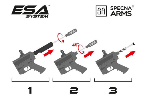 DynamicsHPA - Airsoftový krám, Airsoft zbraně, střelivo, vybavení - SA M4 CQB Keymod (SA-C08 CORE(TM)) - Černá
