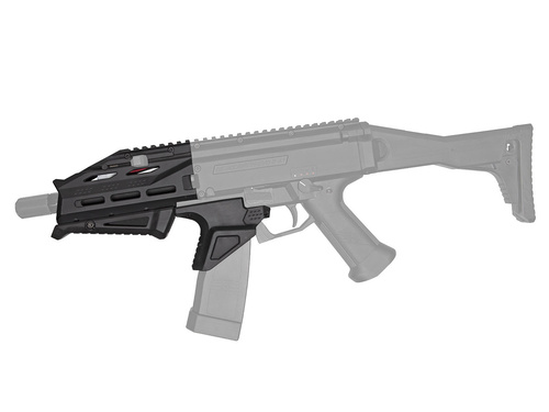 DynamicsHPA - Airsoftový krám, Airsoft zbraně, střelivo, vybavení - ASG ATEK ergonomicky kit pro CZ Scorpion EVO 3, točné zásobníky - Černá