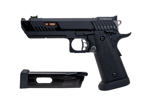 DynamicsHPA - Airsoftový krám, Airsoft zbraně, střelivo, vybavení - ASG STI Pit Viper GBB CO2 Blowback, kovový závěr - Černá
