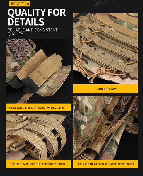 DynamicsHPA - Airsoftový krám, Airsoft zbraně, střelivo, vybavení - Vesta plate carrier JPC 2.0 - MC