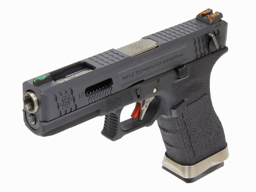 DynamicsHPA - Airsoftový krám, Airsoft zbraně, střelivo, vybavení - WE GBB plynová pistole R18C Gen4 T5 Custom - Černá