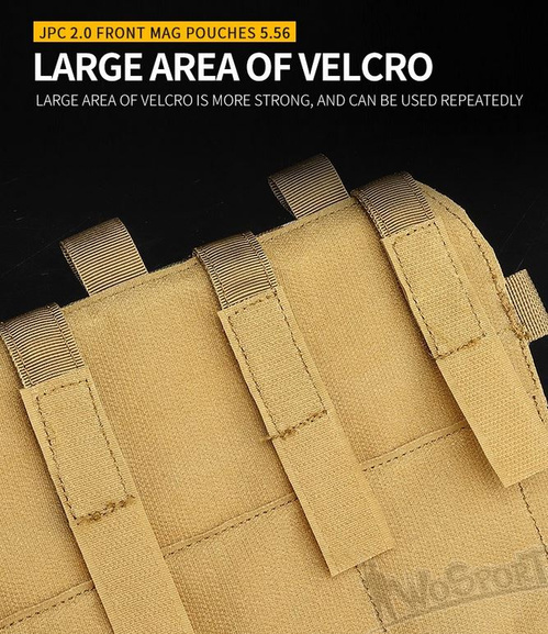 DynamicsHPA - Airsoftový krám, Airsoft zbraně, střelivo, vybavení - Přední platforma s  5.56 zásobníkovými sumkami pro JPC vestu 2.0 - zelená