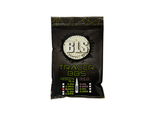 DynamicsHPA - Airsoftový krám, Airsoft zbraně, střelivo, vybavení - Kuličky BLS BIO Tracer 0,28g, 3500 BBs - Zelené nasvětlovací