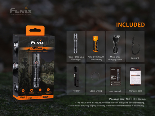 DynamicsHPA - Airsoftový krám, Airsoft zbraně, střelivo, vybavení - Taktická LED svítilna Fenix PD35 V3.0