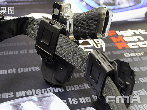 DynamicsHPA - Airsoftový krám, Airsoft zbraně, střelivo, vybavení - FMA univerzální opaskové pouzdro GLS 579, pravé - Písková