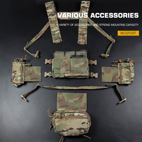 DynamicsHPA - Airsoftový krám, Airsoft zbraně, střelivo, vybavení - WST taktický Micro Chest rig MK4 - MC Black
