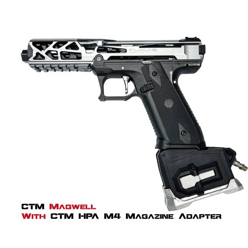 DynamicsHPA - Airsoftový krám, Airsoft zbraně, střelivo, vybavení - CTM CNC Magwell pro AAP01 - Stříbrná