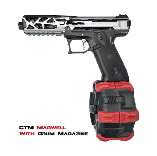 DynamicsHPA - Airsoftový krám, Airsoft zbraně, střelivo, vybavení - CTM CNC Magwell pro AAP01 - Fialová