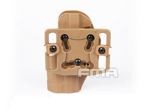 DynamicsHPA - Airsoftový krám, Airsoft zbraně, střelivo, vybavení - FMA opaskové pouzdro CQC Serpa Holster (USP, CZ-P09), pravé - Písková