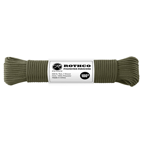 DynamicsHPA - Airsoftový krám, Airsoft zbraně, střelivo, vybavení - Parašňůra - paracord 30m - olivová