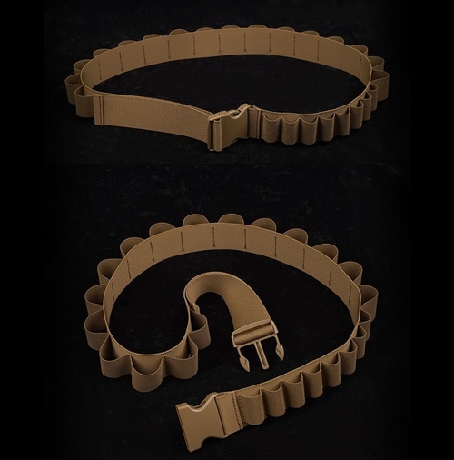 DynamicsHPA - Airsoftový krám, Airsoft zbraně, střelivo, vybavení - WST opasek Bandolier na 16 ks 40mm granátů - Coyote