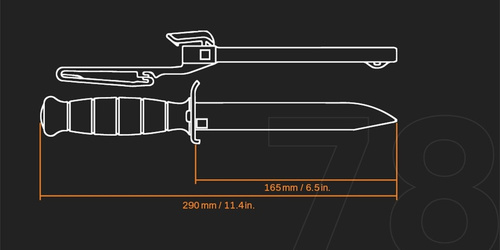 DynamicsHPA - Airsoftový krám, Airsoft zbraně, střelivo, vybavení - Nůž GLOCK Field Knife FM 78 - černý