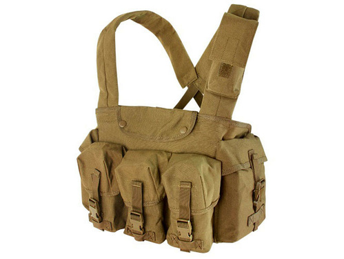 DynamicsHPA - Airsoftový krám, Airsoft zbraně, střelivo, vybavení - Vesta taktická CHEST RIG 7 kapes COYOTE BROWN