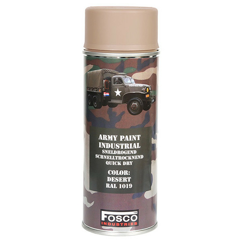 DynamicsHPA - Airsoftový krám, Airsoft zbraně, střelivo, vybavení - Barva ARMY ve spreji 400ml RAL 1019 PÍSKOVÁ DESERT