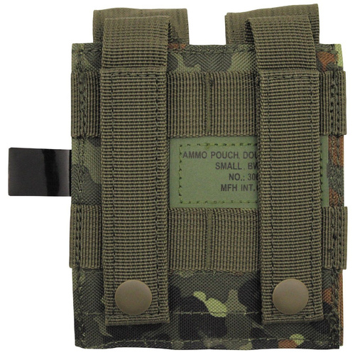 DynamicsHPA - Airsoftový krám, Airsoft zbraně, střelivo, vybavení - Sumka MOLLE dvojitá na pistolové zásobníky - Flecktarn