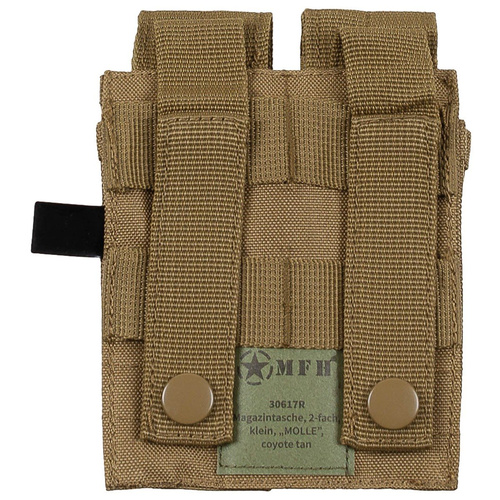 DynamicsHPA - Airsoftový krám, Airsoft zbraně, střelivo, vybavení - Sumka MOLLE dvojitá na pistolové zásobníky - Coyote Brown